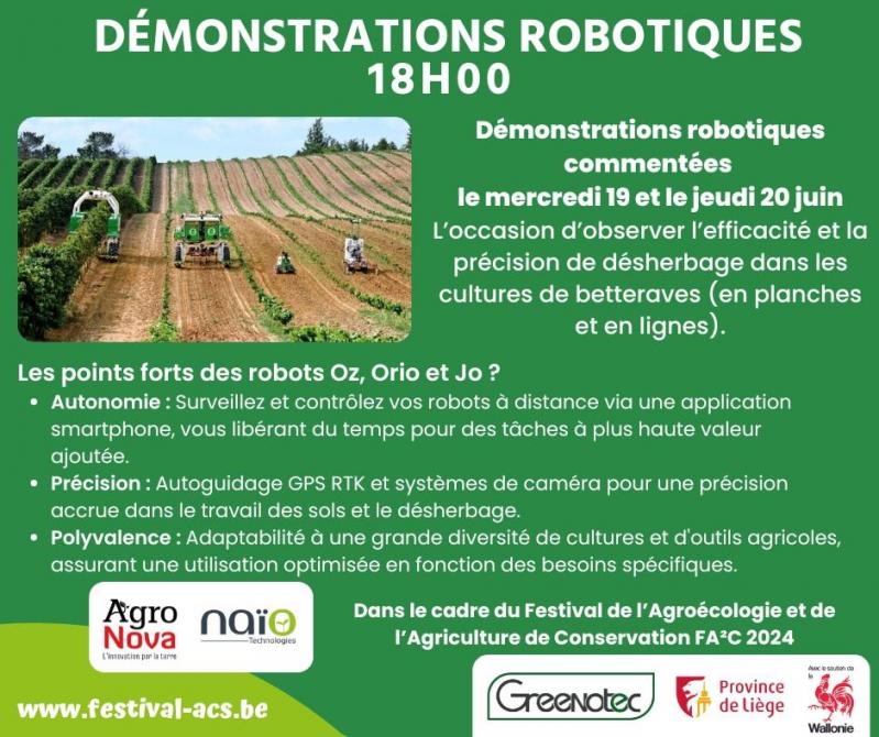Demonstrations robotiques 1