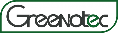 Nouveau logo greenotec vert feuille encadre vert fonce png